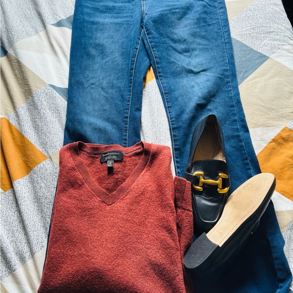 Women's Flares, unbranded stretchy denim, Size 8 - Picture 8 of 8